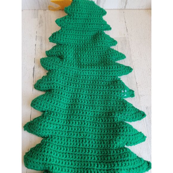 Large crocheted Christmas tree star sign Xmas home - Picture 8 of 9
